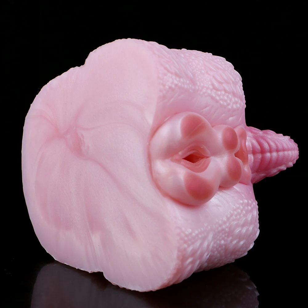 지바 6602 실리콘 성인용품 실리콘 듀얼 채널 남성 자위기구 실물 같은 포켓 푸시 오나홀 남성용 섹스토이