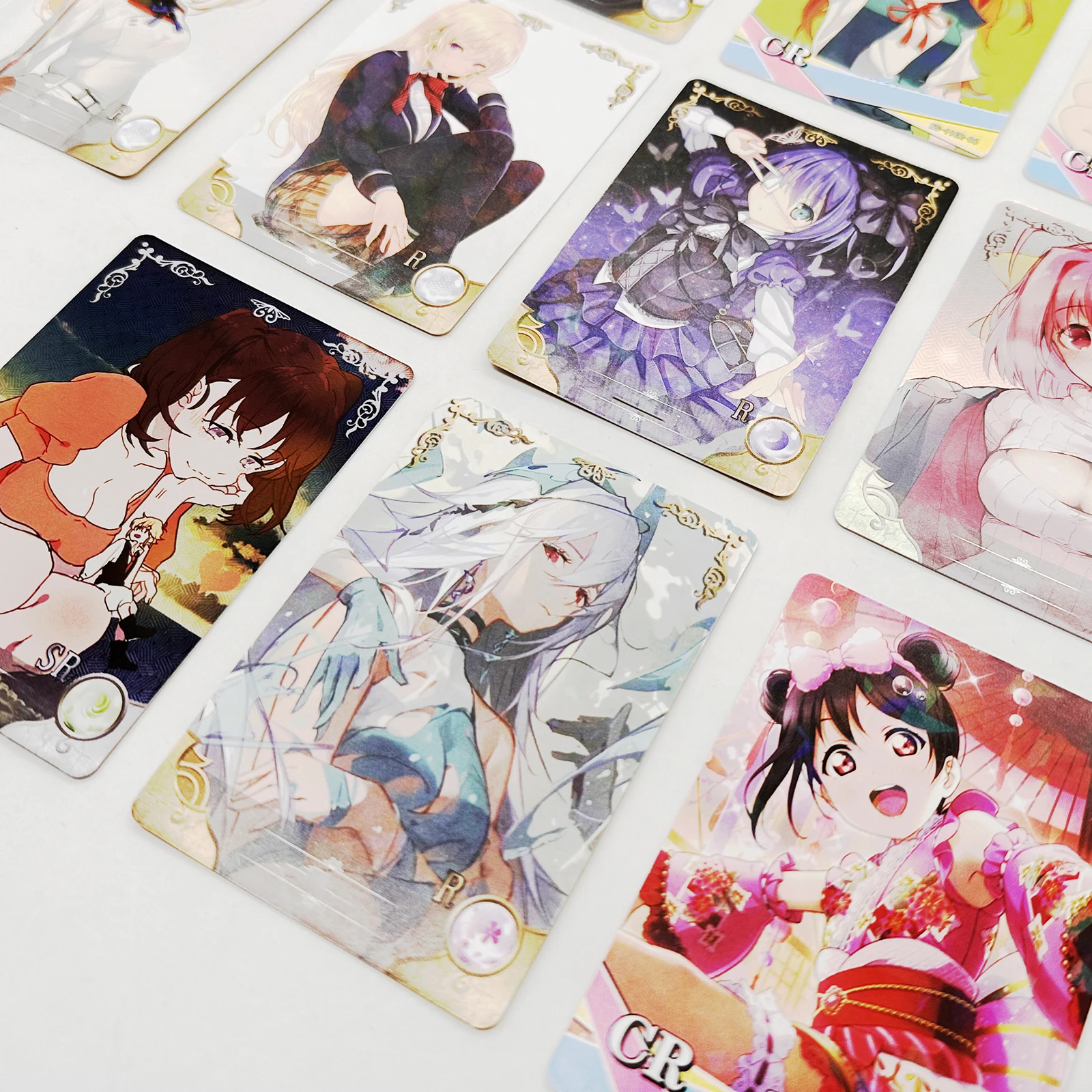 150 Pieces 30 Packs Goddess Story Wind and Snow Moon Flowers Anime Collection Cards Birthday Gift Beatiful and Pretty Card