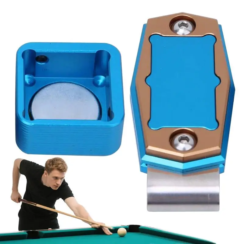 

Держатель для бильярдного мела, держатель для мела для кия, портативный антикоррозийный кий, аксессуары для настольного спорта, мужчин, женщин, игроков, профессионалов