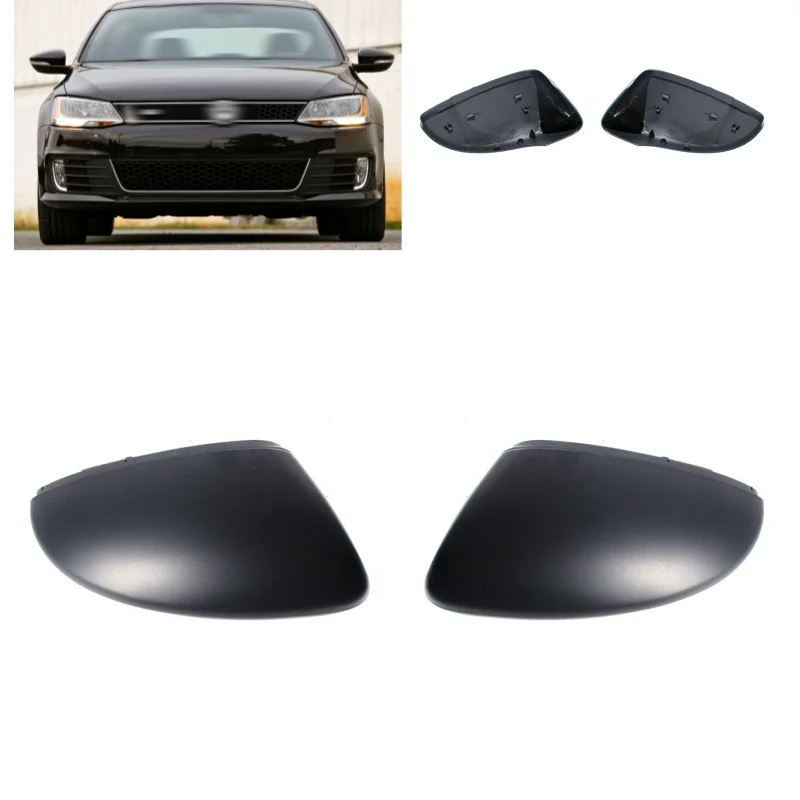 

For VW Jetta GLI 2012 2013 2014 2015 2016 2017 2018 Pair Left +Right Side Primed Rear Mirror Cover 3C8857537 3C8857538