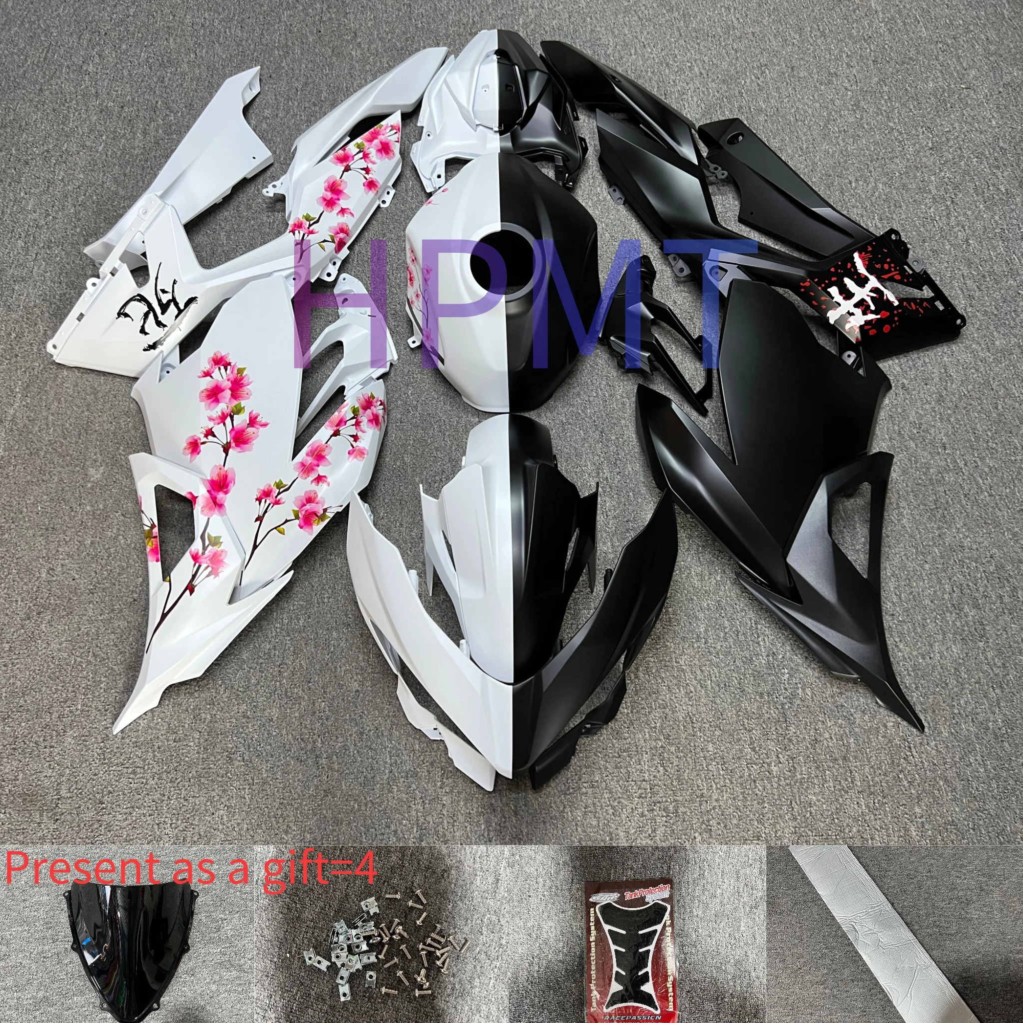 طقم دراجة نارية ABS Fairings لكاواساكي نينينينغ 400 ، EX400 ، jaway ، Ninja400 ، 50 ، 50 ، 21 ، 22 ، 23 ، 24 ، طقم هدية لهيكل السيارة ، جديد