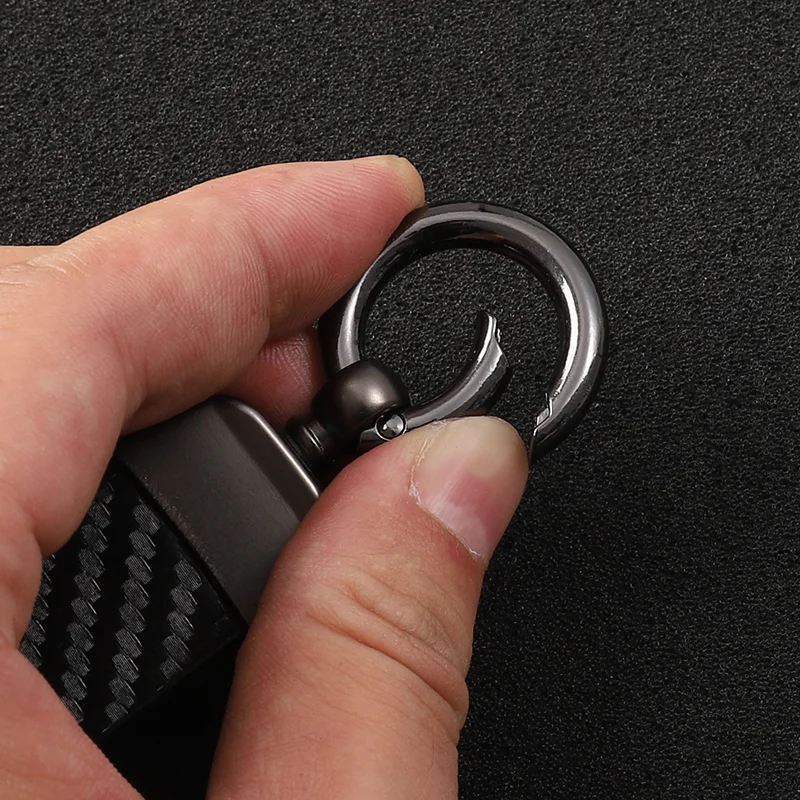 For BMW X X1 X2 X3 X4 X5 X6 X7 Car Carbon Fiber Pattern Rope Key Chain New Fashion Auto Keyrings Holder High-Grade Styling Parts