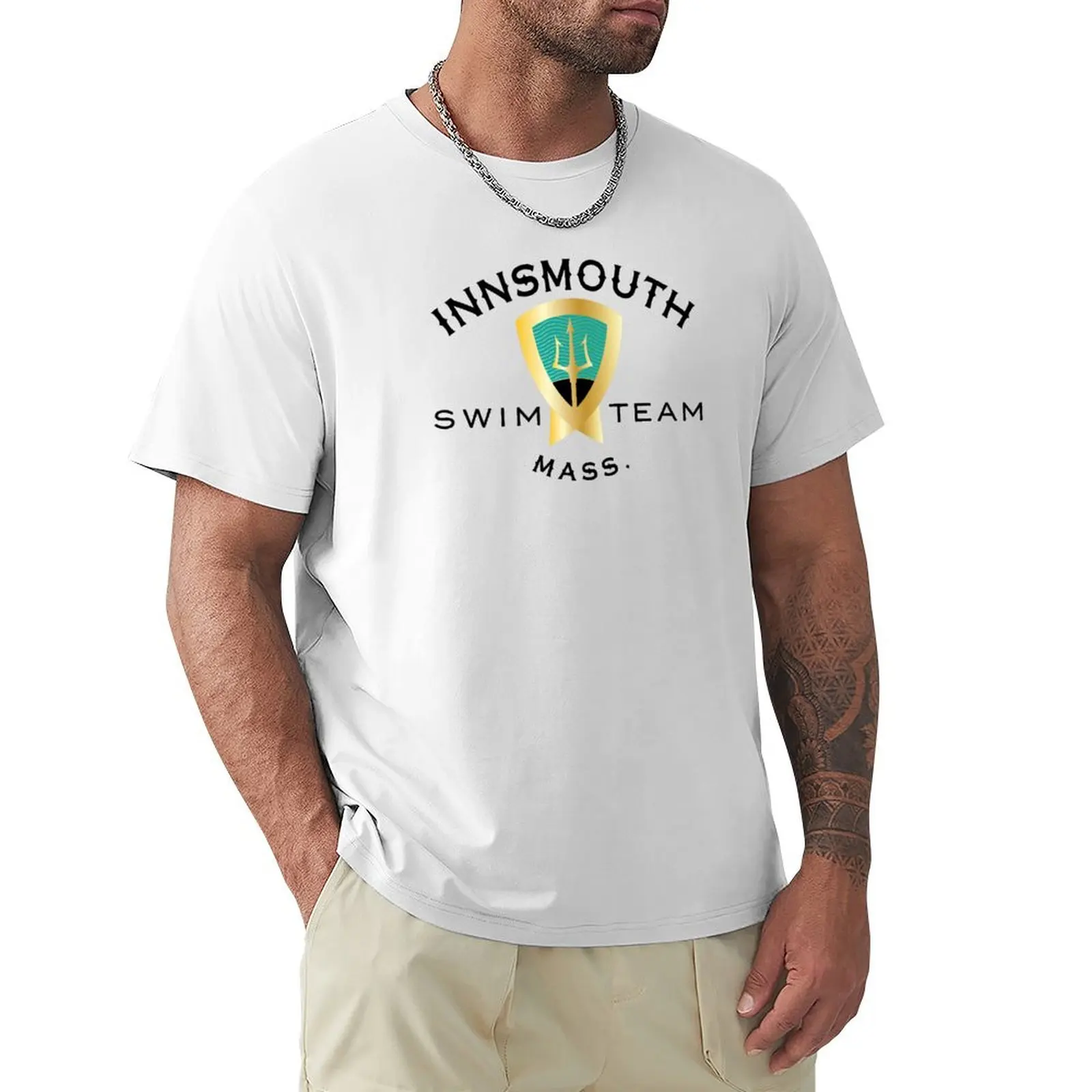 

Innsmouth Swim Team T-Shirt summer clothes customs vintage mens t shirts pack