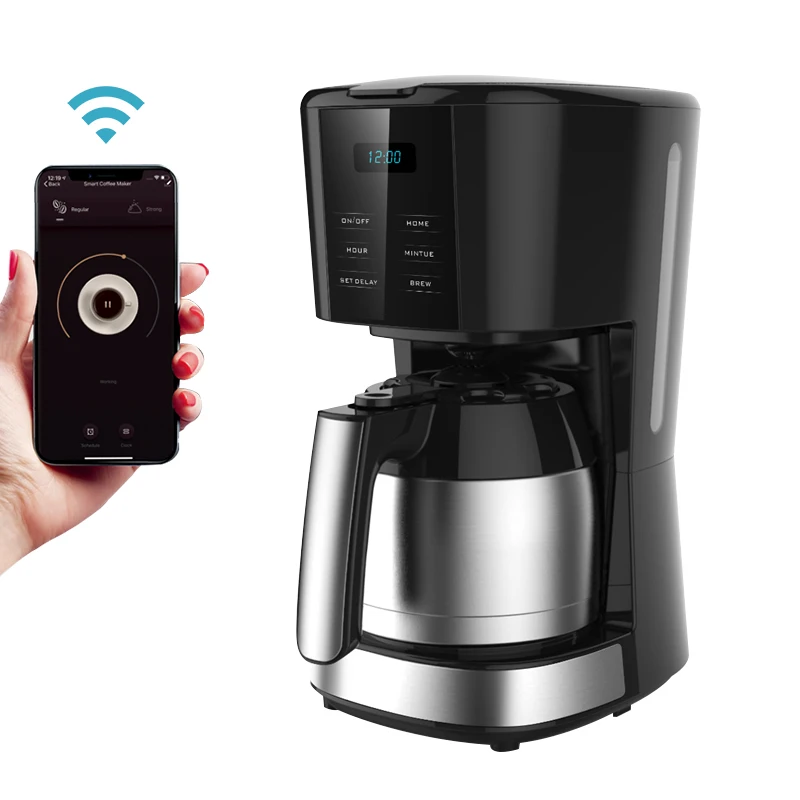 Wifi coffee machine home use 12 cups mini smart life programmable electric coffee maker Wifi coffee machine