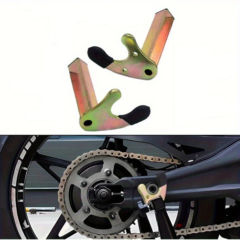 1 Pair Rear Wheel Support Frame Stand Motorcycle Swing Arm Lift TripodHooks U-style Hook Fork Swingram Spool Slider Accessories