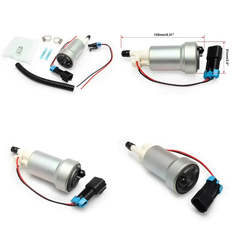 525lph F90000285 Hellcat Fuel Pump & Install Kit E85 Compatible for Walbro TI for Modification