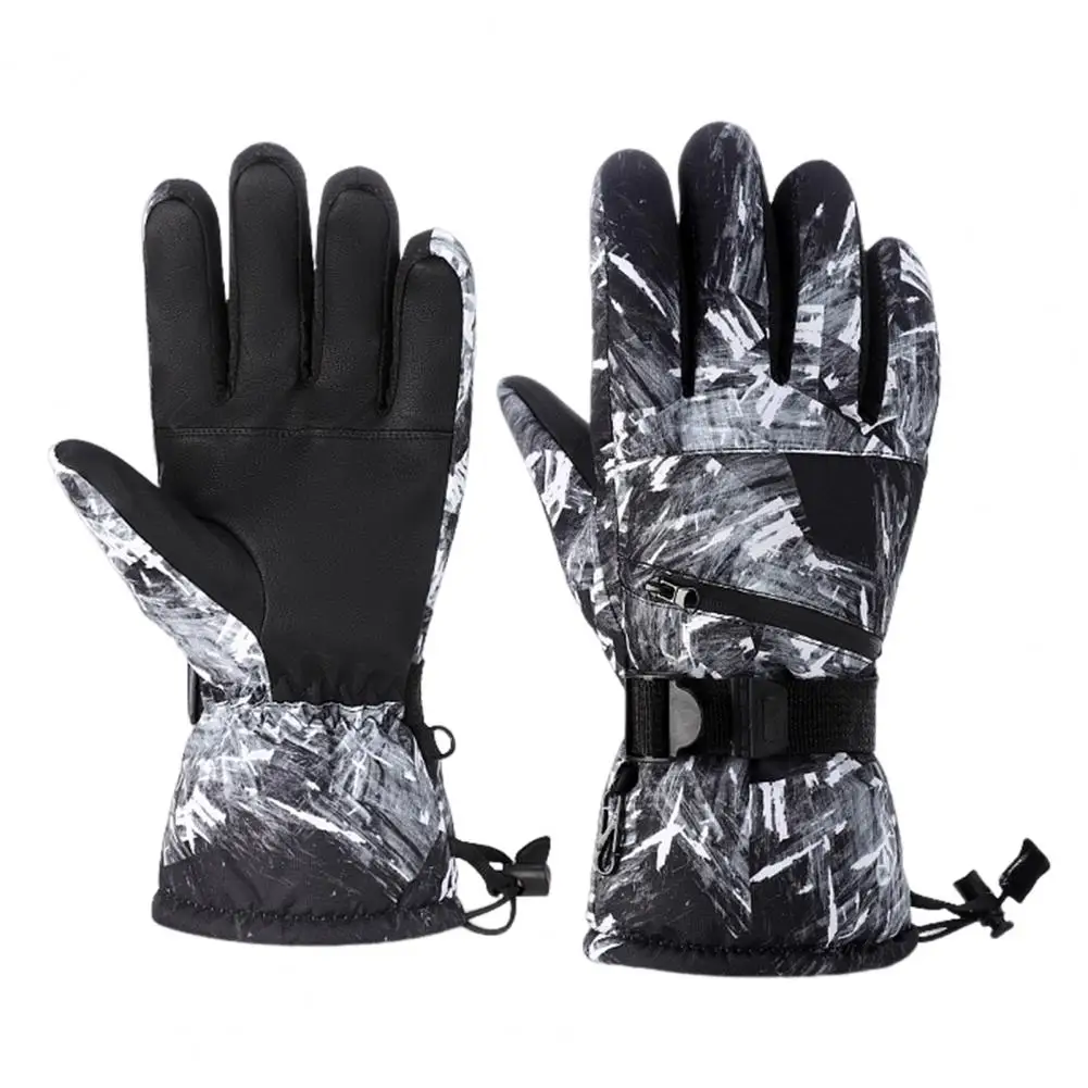 Snow Rain Resistant Gloves Winter Cycling Gloves Waterproof Windproof Warm Unisex Outdoor Skiing Riding Gloves with for Great