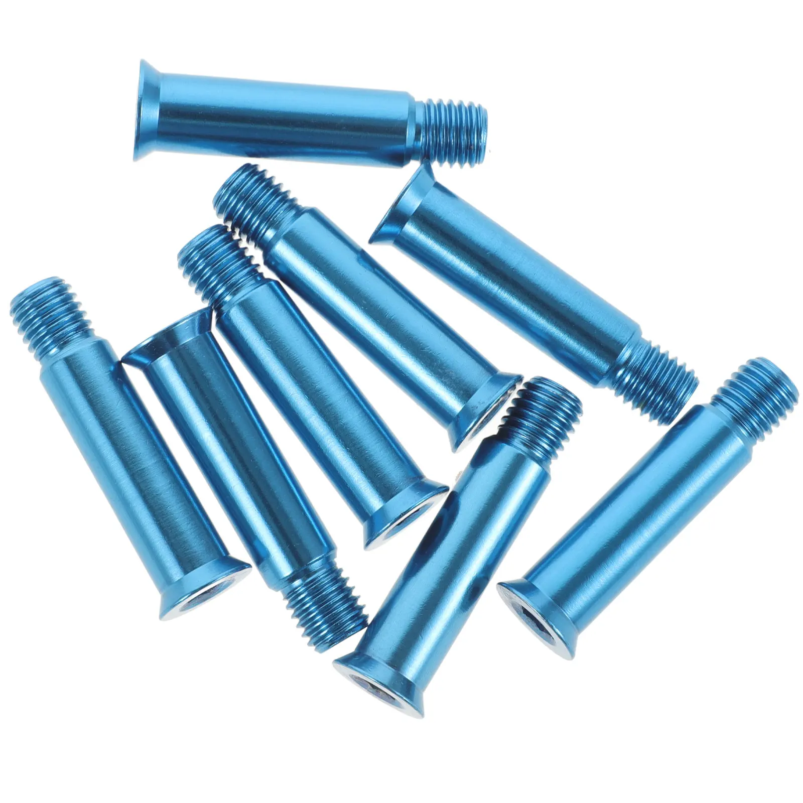 

8 Pcs Skate Maintenance Kit Roller Skate Axle Screw Bearings Screws Wheel Blue Inline Skates Accessories Repair Hardware Durable