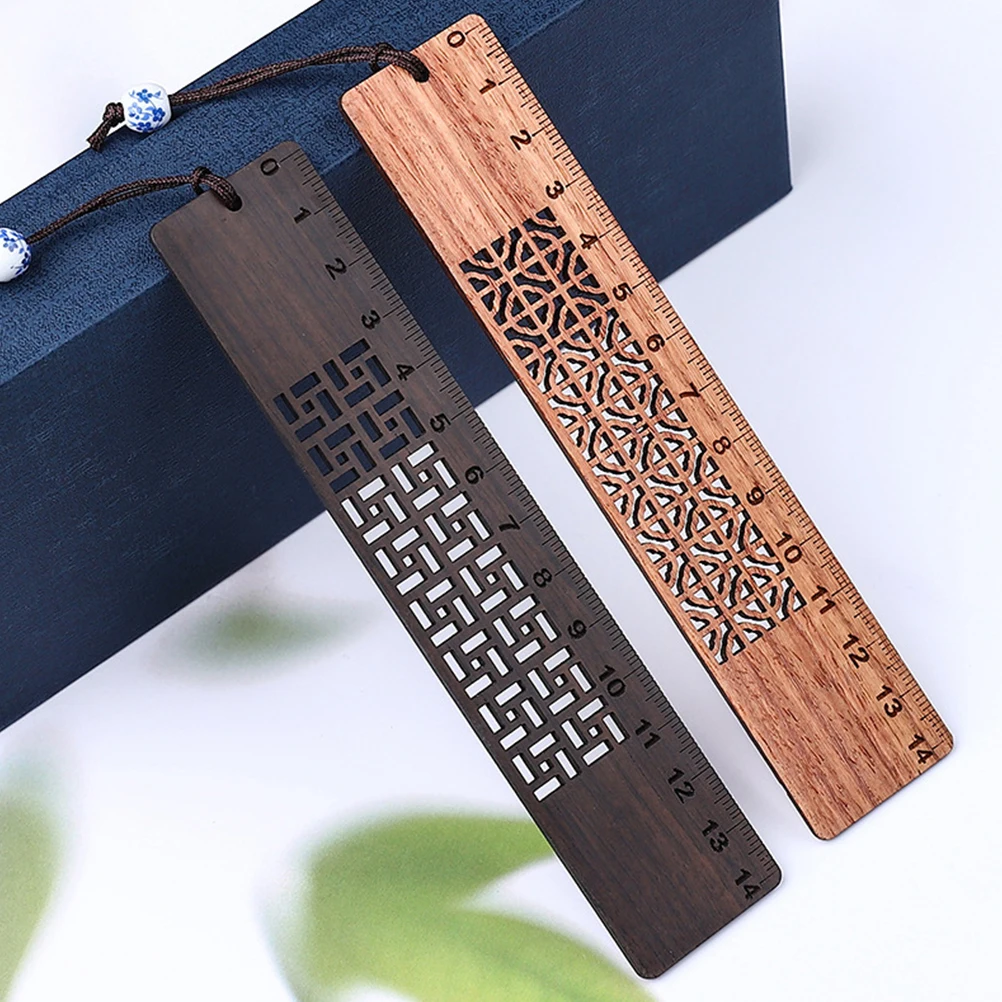 

2 Pcs Ruler Bookmark Birthday Bookmarks for Students Men Marker Markers Reading
