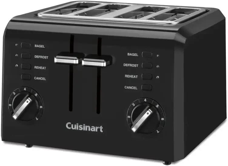 

NEW CPT-142BK 4-Slice Compact Plastic Toaster, Black Cooking Appliances Kitchen Appliances