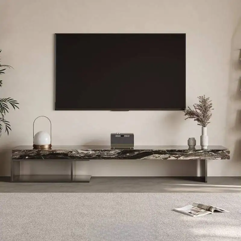 

Gray Decoration Tv Cabinet Hidden Minimalist Vintage Luxury Tv Cabinet Designer Storage Wood Muebles Para Sala Furniture Home