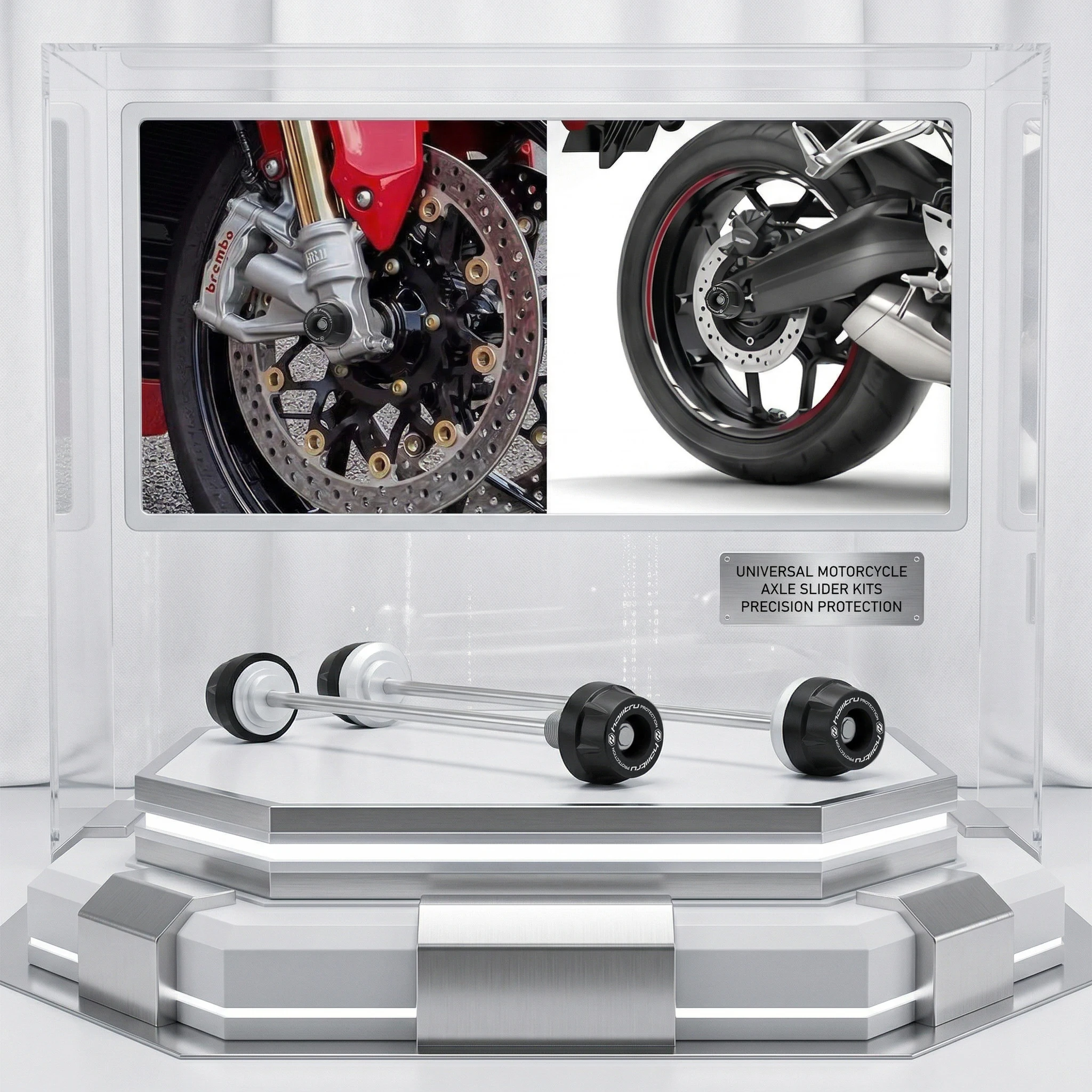 

for HONDA CBR1000RR CBR1000RR-R Fireblade SP 2017-2025 Motorcycle Spindle Axle Protection Cover Set