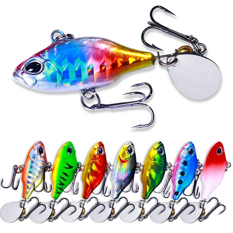 

Artificial Fish Tackle Pesca 52mm/8.5g Vib fishing lures metal hard bait