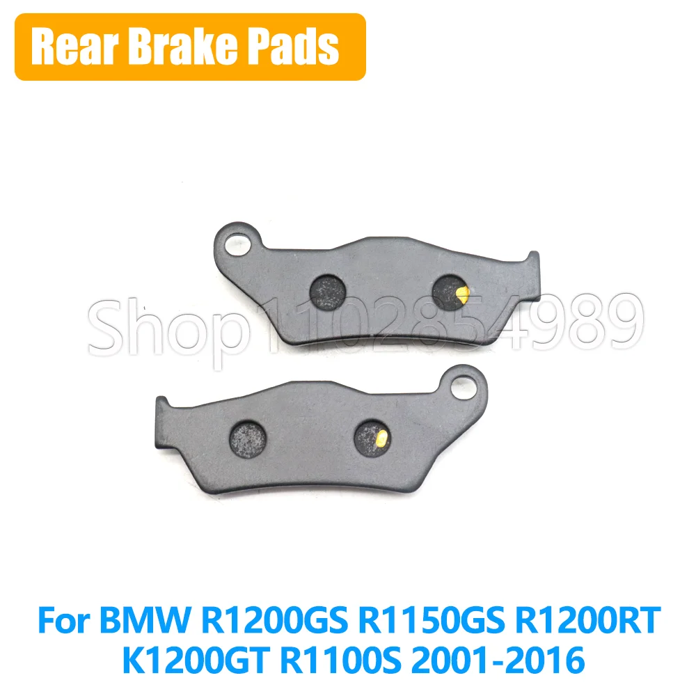 2 PCS Rear Brake Pads For BMW R1200RT R1200GS R1150GS K1200GT R1100S 2001-2016 2015 Motorcycle Accessories R 1200 GS RT