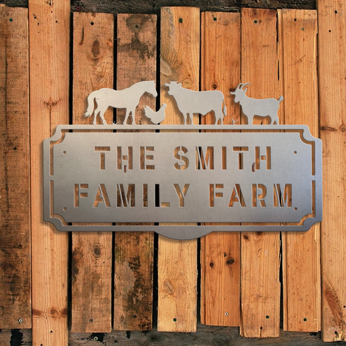 Custom Fanimal plaque Metal Wall Door Plaque,pig iron,Home Room Garden Garage Door Fence Farm Decor,House Seasonal Family Gift