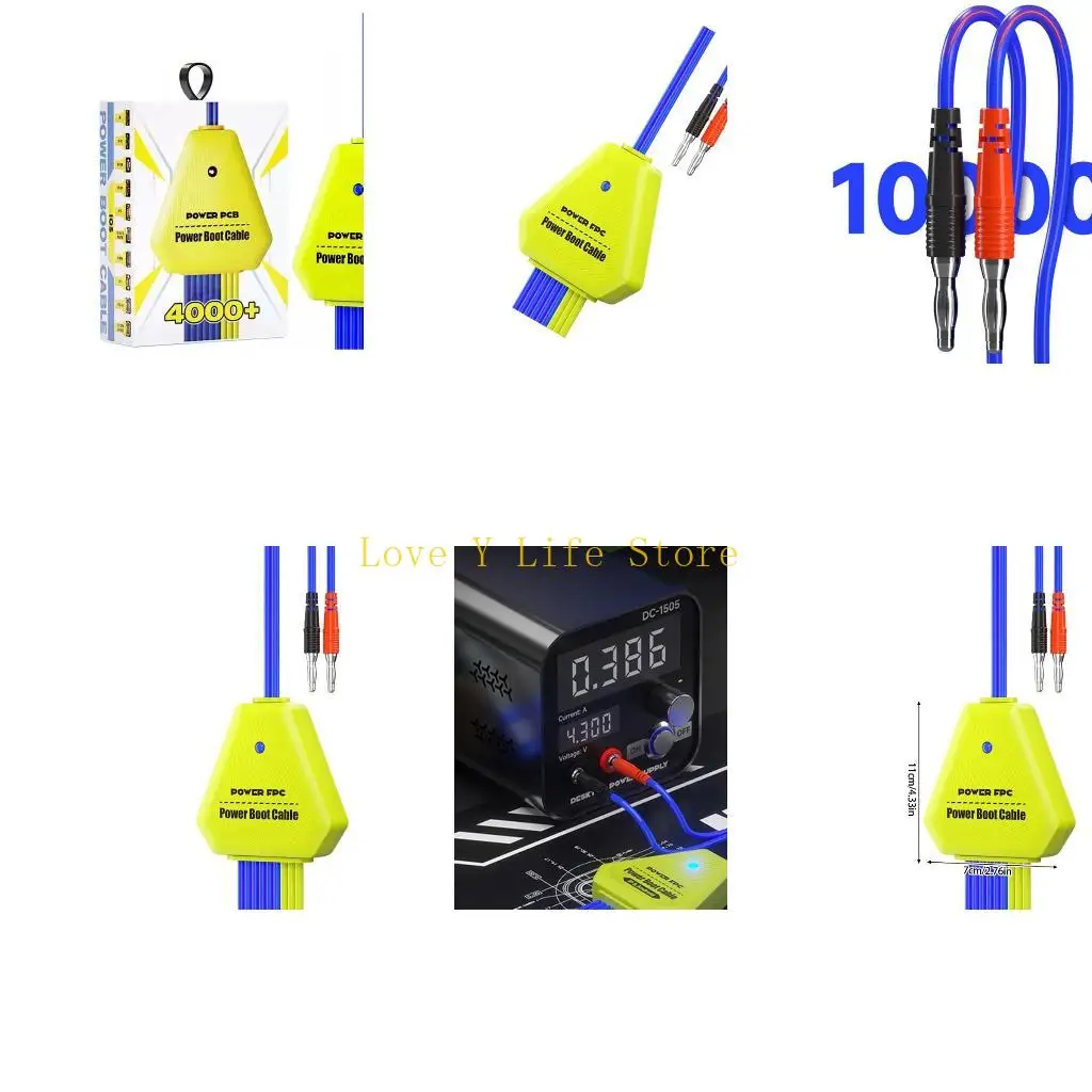 

L74C Cellphone Repair Cable 12V Overvoltage Protections 3A Output Power Boot Cable For Mobile Technicians