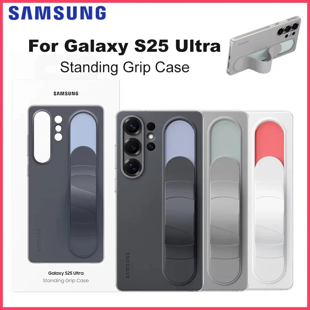 Funda Original Samsung S25 Ultra Standing Grip genuina EF-GS938CWEGUS