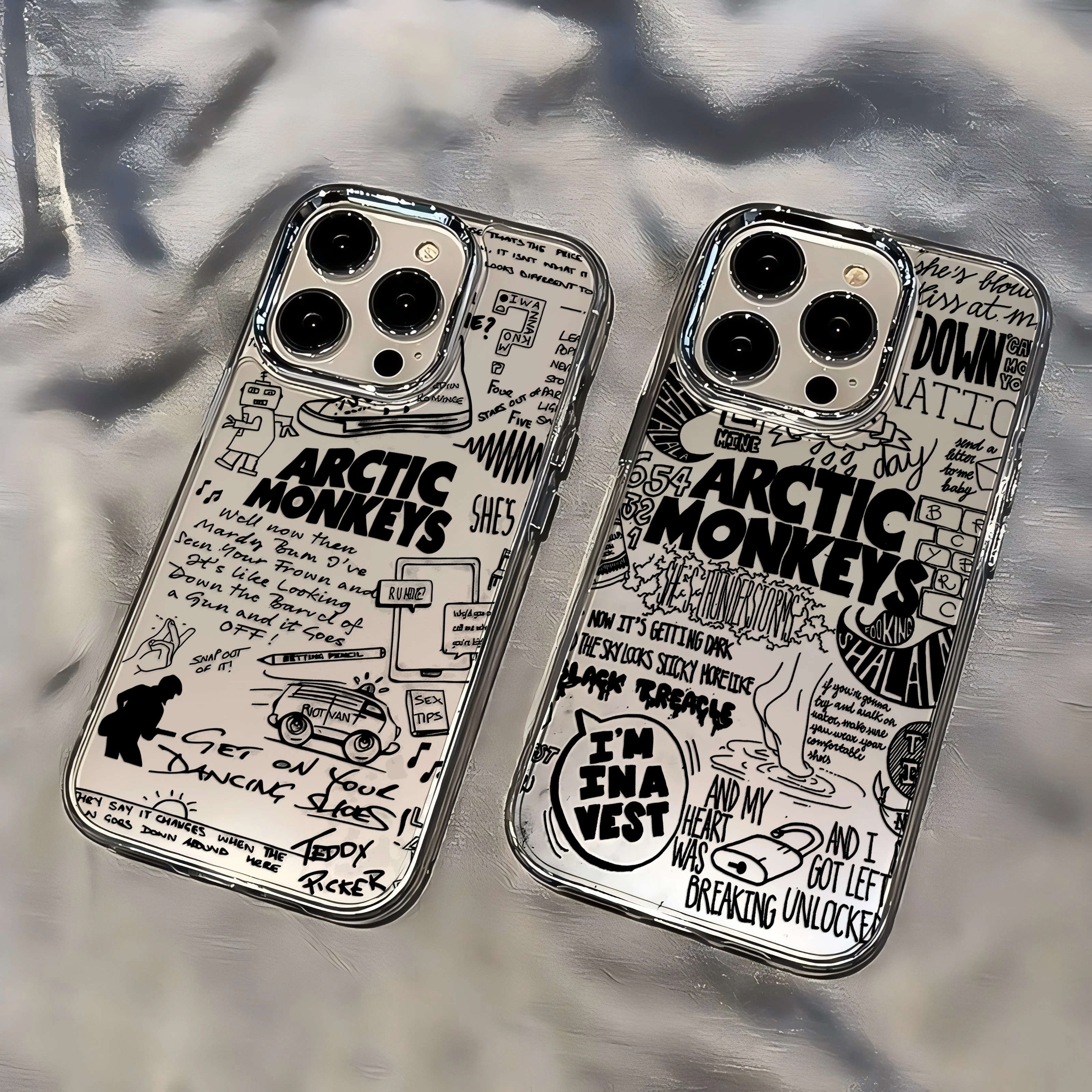 Fashion Black A-Arctic Monkeys Phone Case for Samsung Galaxy A56 A36 A26 A06 A55 A35 A16 A54 A34 A25 A24 A15 A73 A53 A33 4G 5G