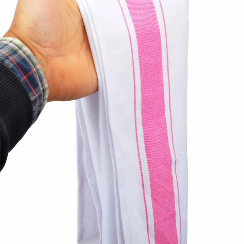Tableware Color Stripe Cotton Scouring Cloth Absorbent Glass Cup Cleaning Cloth Kitchen Table Red Wine Cup Cloths 4 Pcs/lot