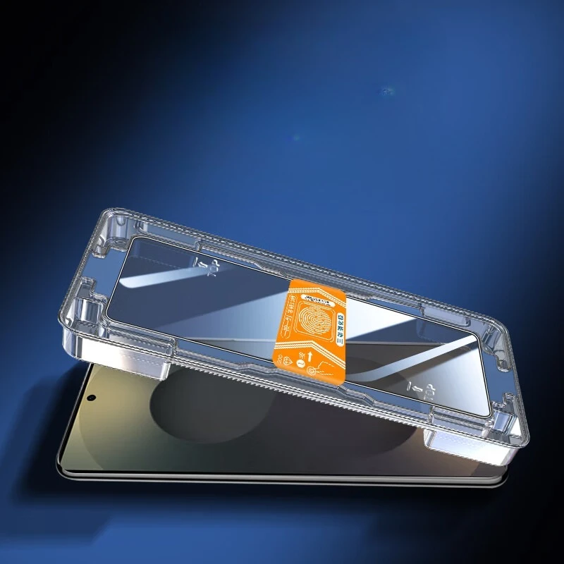 Easy Installation Screen Protector For Samsung Galaxy S25 S24 Ultra Plus Edge Tempered Glass Full Cover Protective Glass Film