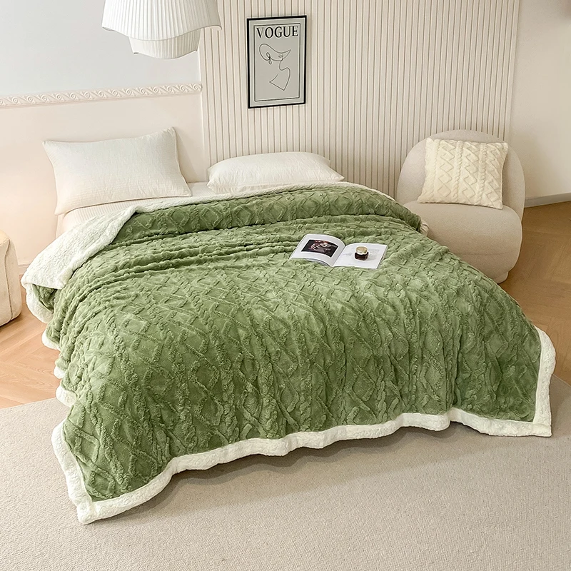 Luxury Velvet Blanket - Super Soft Velvet Blanket, Lightweight and Comfortable Bed Blanket, Halloween, Christmas Gift
