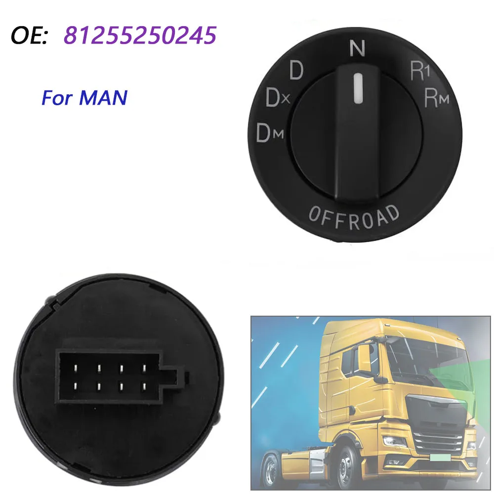 For Man TGA/TGX Truck Truck Parts Headlight Control Switch Headlight Combination Adjustment Switch 81255250245