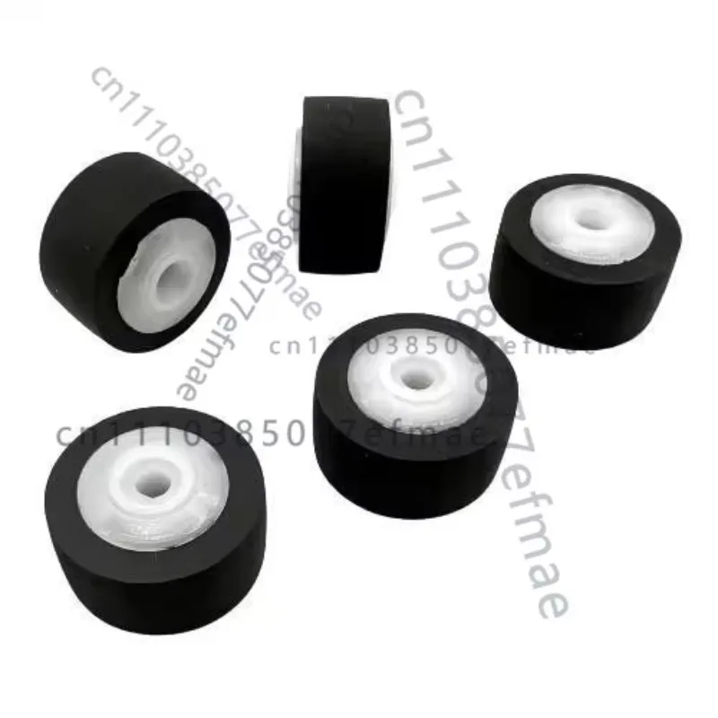 Set FOR Recorder Stereo 1386.5*2mm Pinch Roller Card Seat Audio Belt Pulley 6PCS