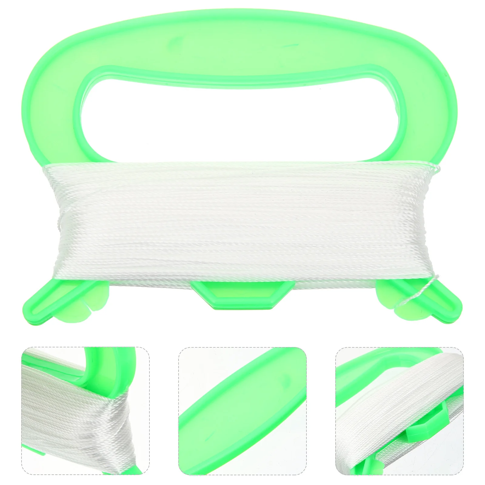 8 قطع من مقبض الطائرة الورقية مع سلسلة من مادة ممتازة وآمنة ومتينة للاستخدام لفترة طويلة في الهواء الطلق، ملحق طائرة ورقية صغيرة