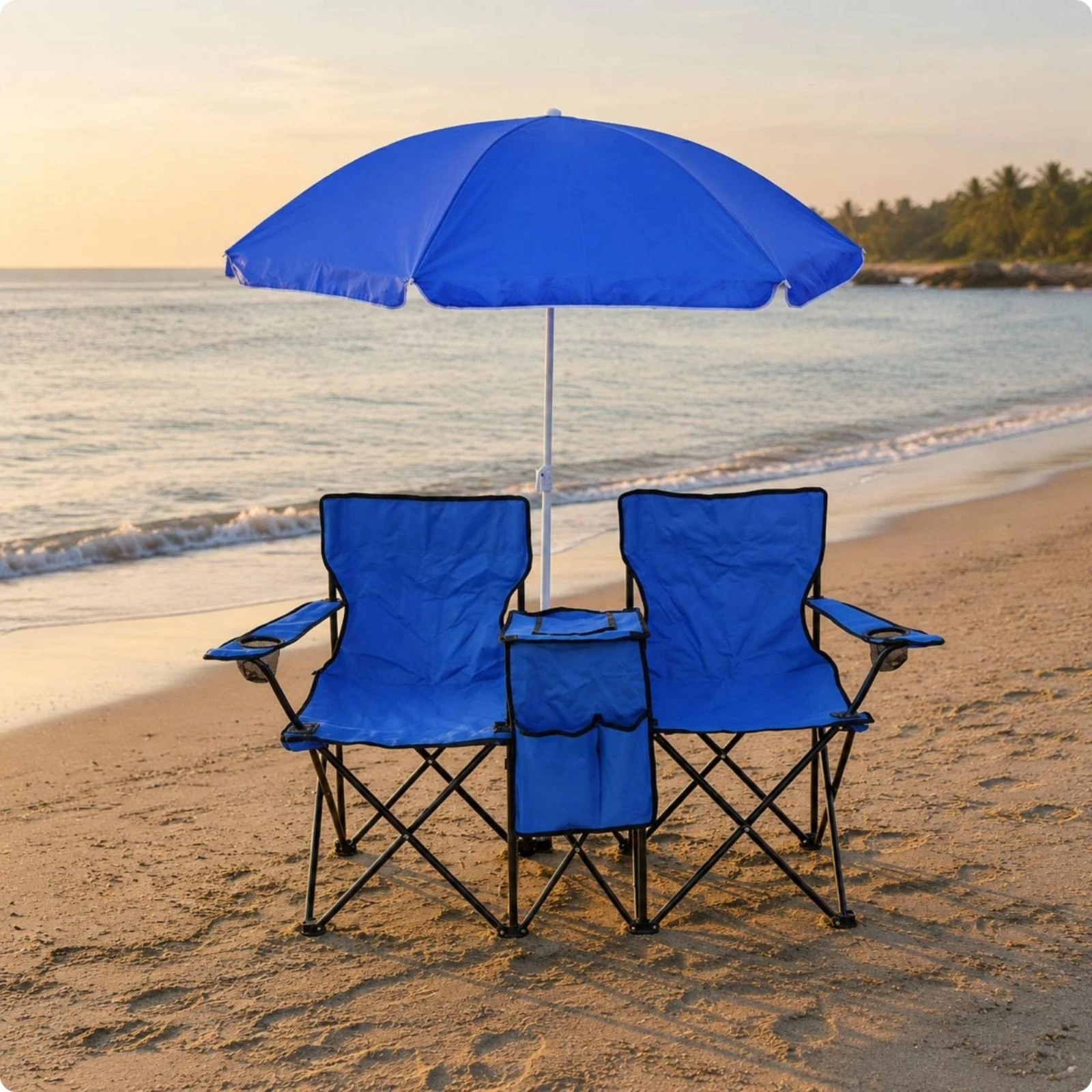 折りたたみ式ダブルキャンプチェア、クーラーバッグとカップホル - Outdoor Furniture Diy Plans のレビューと価格