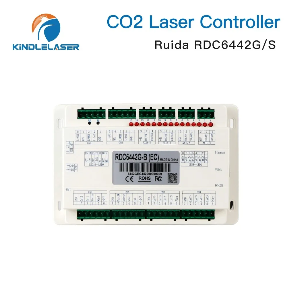 KINDLELASER Ruida RD RDC6442G RDC6442S Co2 Laser DSP Controlador para Máquina de Gravação e Corte a Laser RDC 6442 6442G 6442S