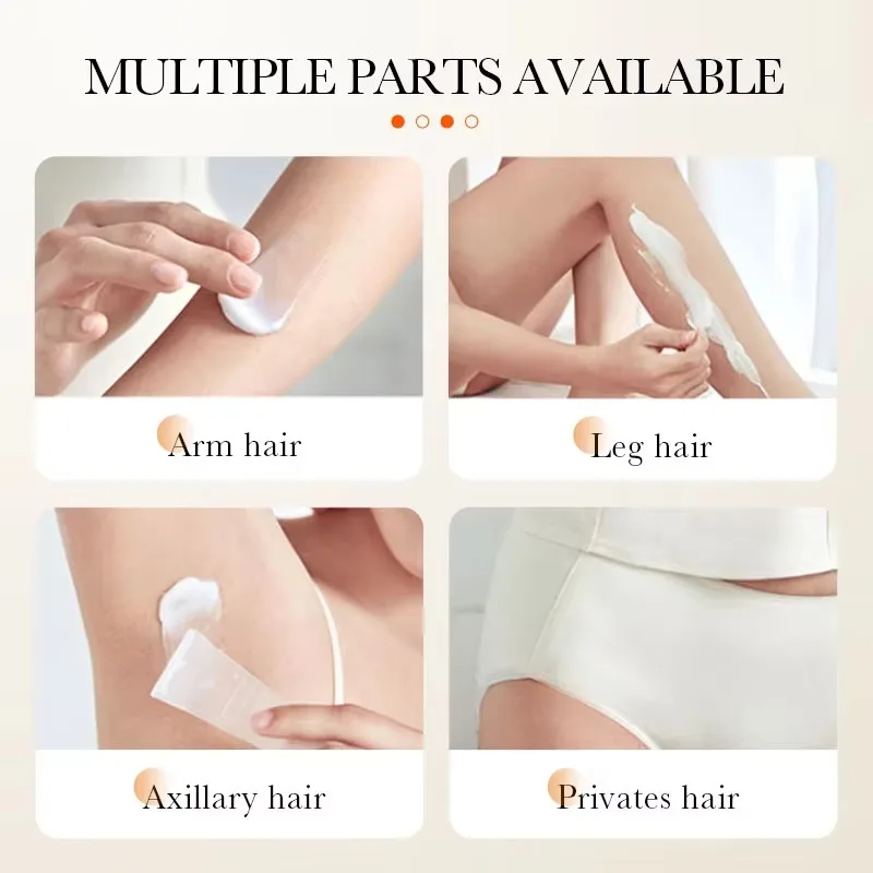 كريم إزالة الشعر كريم إزالة الشعر الدائم للمناطق الحميمة الصحة مزيل الشعر غير المؤلم مثبط النمو للرجال والنساء العناية بالجسم #5