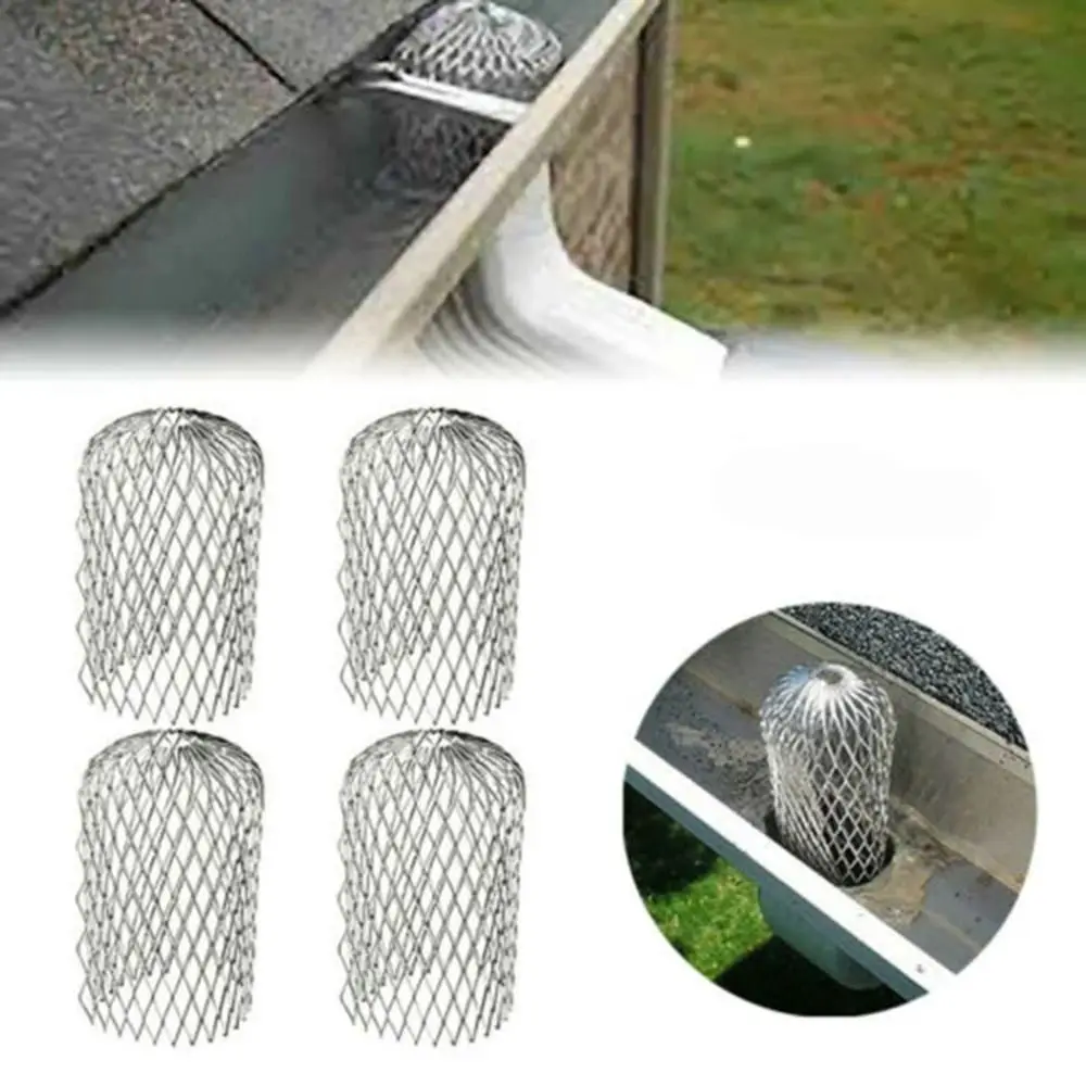 Anti-blocking Drainage Plumbing Fitting Leaf Debris Trap Balcony Drainage Cover Roof Floor Drain Gutter Guard Rain Pipe Cap