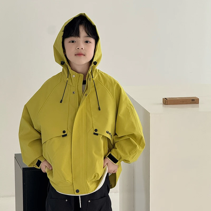 

Kids Active Protection Jacket Baby Boys Spring Autumn Fishing Running Outdoor Coat Teen Boys Hiking Coat Child Jacket Ages 4-14Y