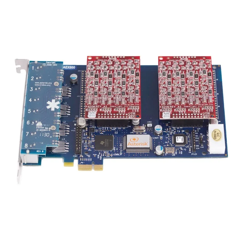 8 портов с 8 карта Asterisk для Voip IP PBX Digium AEX800 Openvox A800E ATCOM AX800E FreePBX