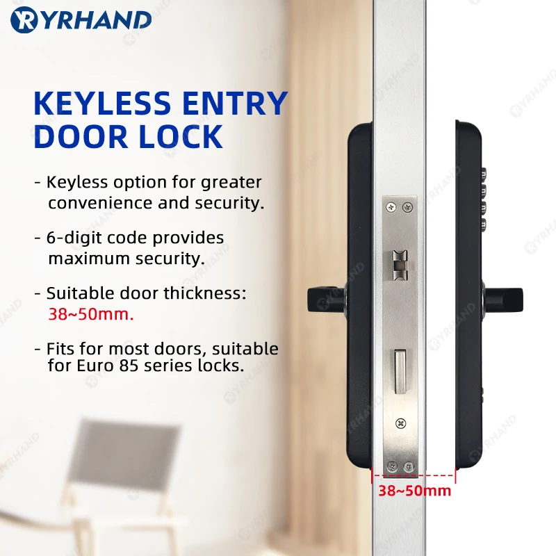 Mechanical combination Coded Lock Fire and Waterproof Digital Lock Password and Silding Lock Push button For garden