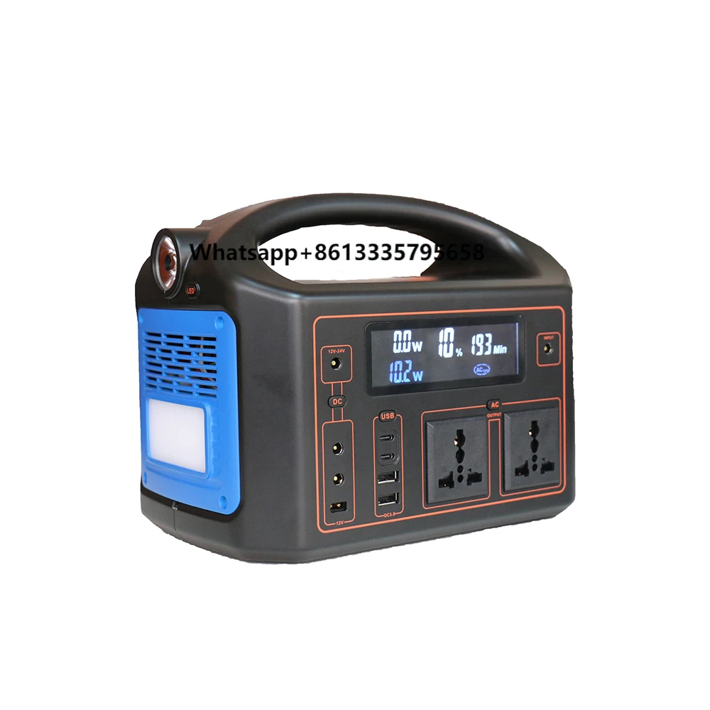 

Home Power Station Power Bank 80000mah Portable Power Supply AC 300W Pure Wave for Fan TV Small Fridge