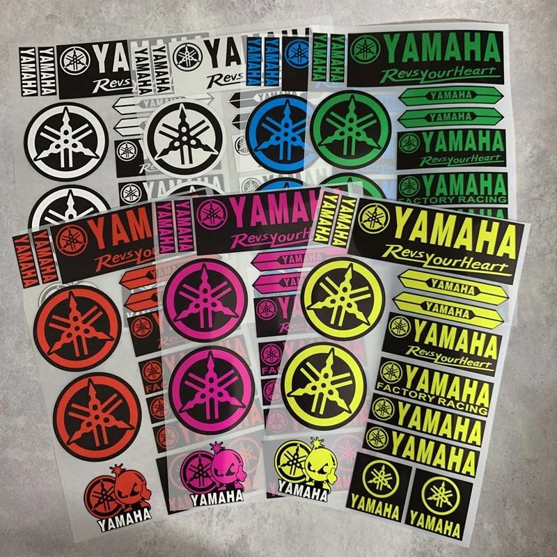 Pegatina reflectante impermeable para motocicleta Yamaha, pegatina para piano y moto acuática, para Yamaha MT NMAX155 Tracer YZF Ténéré XMAX AEROX Refit