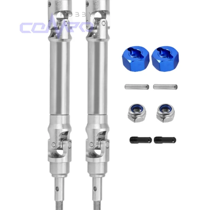 

Stainless Steel Front Axle Shaft and Rear Drive Shaft For 1/10 Traxxas Slash 2WD 4X4 Rustler RC Car Upgrade Parts