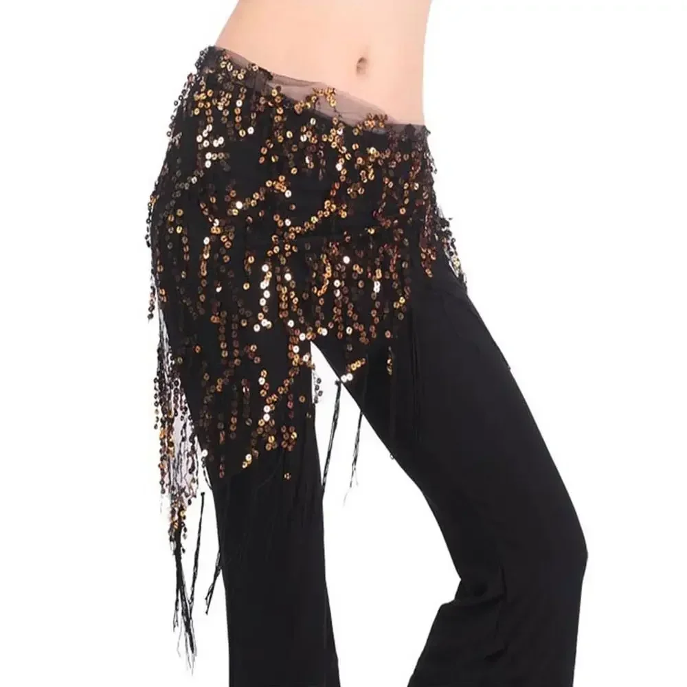 

Women Sexy Belly Dance Belt For Thailand/India/Arab Tassels Sequins Hip Scarf Dancer Skirt Waist Chain Show Costumes Decorations