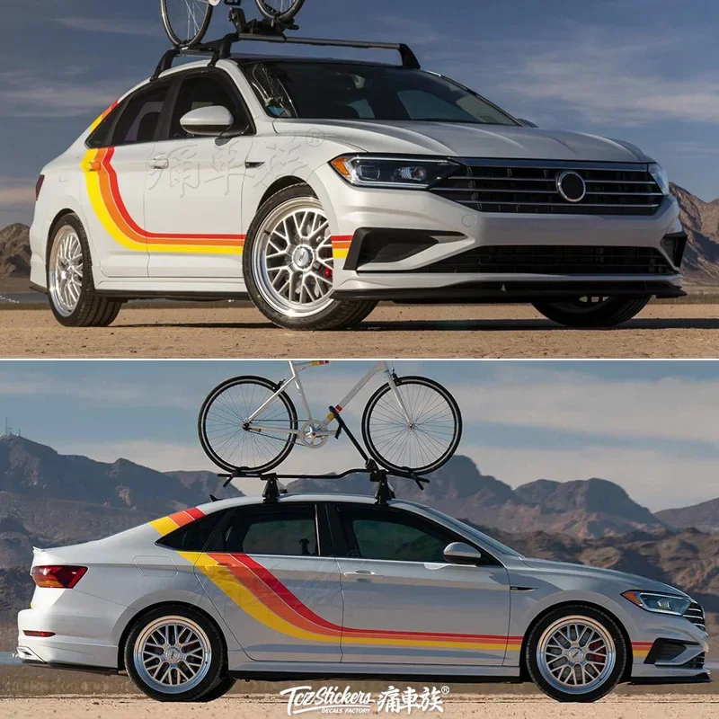

Виниловые наклейки для автомобиля VW Jetta, наклейка на кузов, первичная модная спортивная наклейка по индивидуальному заказу, аксессуары из пленки