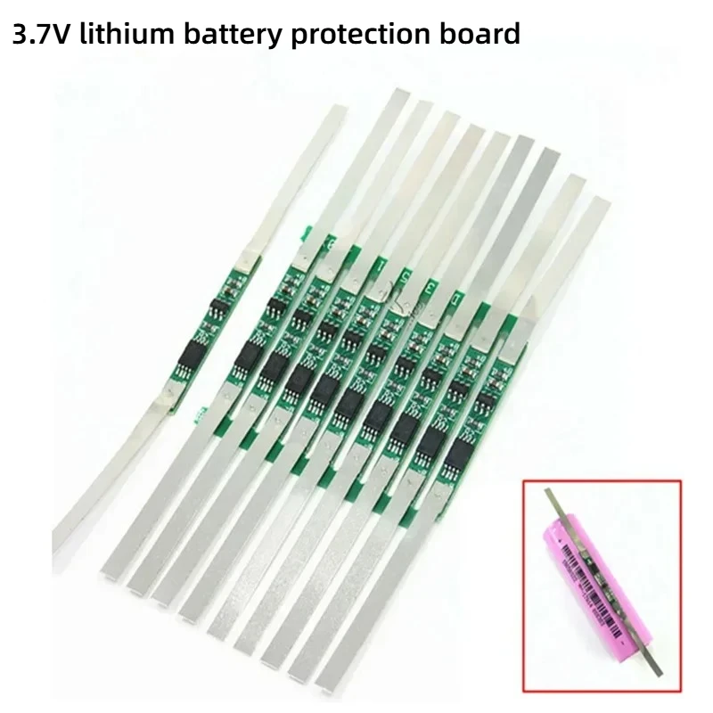 10pcs 3A BMS PCM Battery Protection Board For 3.7V 18650 Li-ion Lithium Battery W/ Solder Be JB Over Current Protection Function