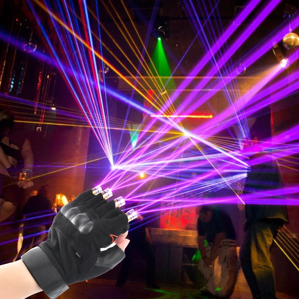 Gloves With Laser Light LED Laser Gloves Red/Green/Purple DJ Club/Party/Bars Stage Novelty Light Performance Props Laser Light