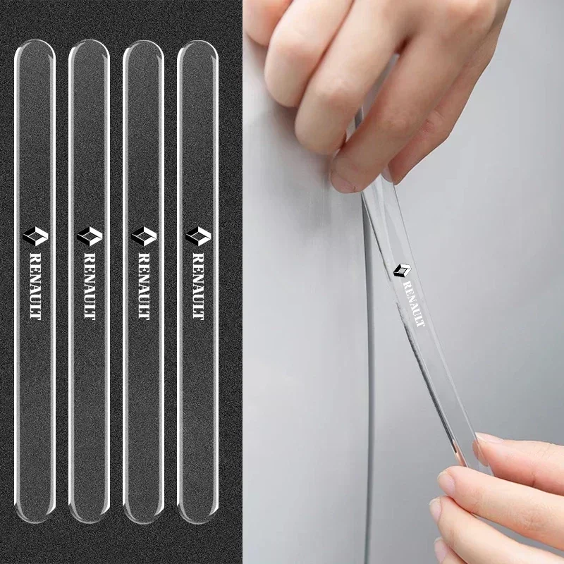 

Защитная пленка от царапин для дверных ручек автомобиля, наклейка-протектор для бампера Renault Kangoo 2, Arkana, Espace, Twingo, Sandero, Duster, аксессуары