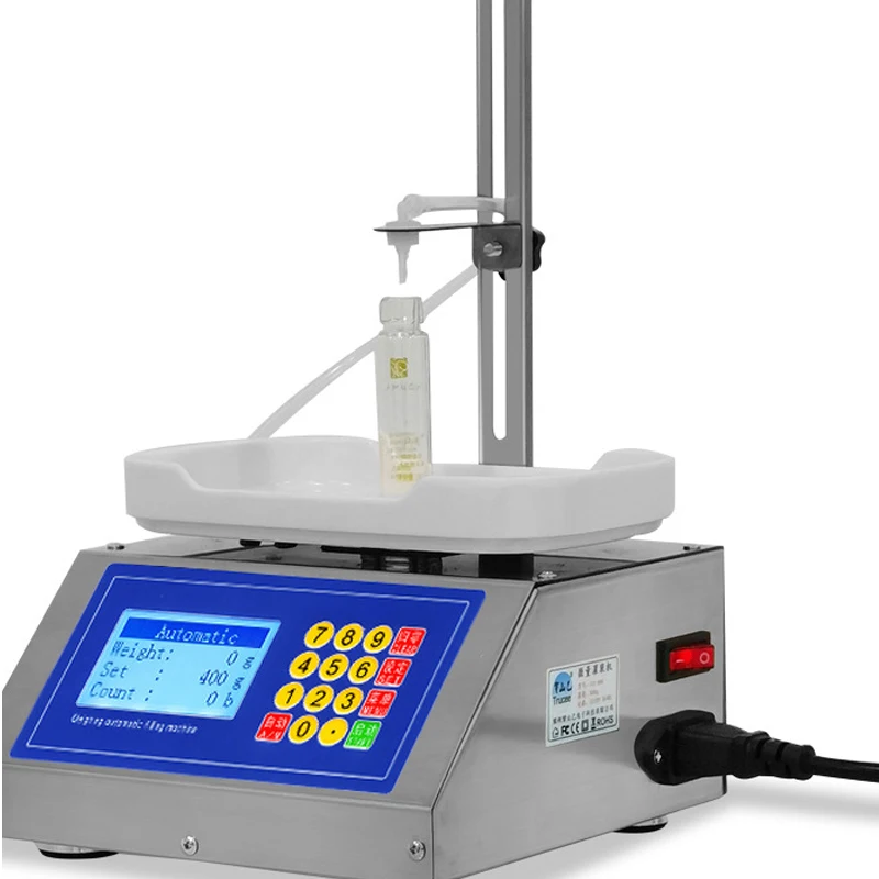 CSY-L15 ماكينة تعبئة الوزن الأوتوماتيكية زجاجة عطر سائلة فرعية عسل رذاذ معجون السمسم زيت صالح للأكل غراء لزج حجمي #6