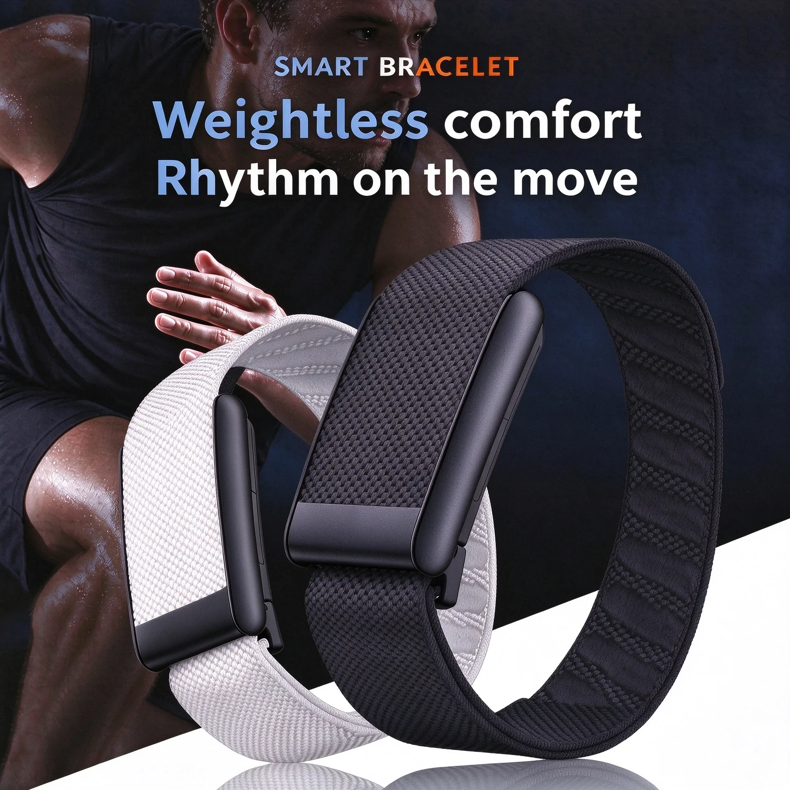 New Screenless Smart Band Watch Men Women Fitness Smart Bracelet Heart Rate SpO2 Sleep Monitor Waterproof Multiple Sports Band