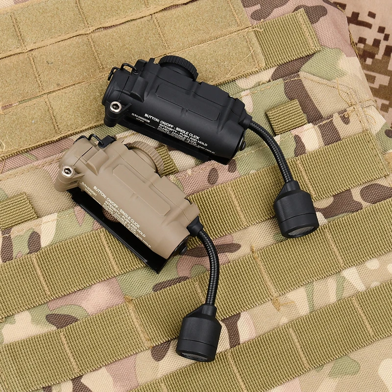 

Тактический фонарь-стробоскоп Sidewinder для шлема: красный/зеленый/синий/белый/ИК-свет, вспомогательный светодиодный фонарь для охоты и рыбалки