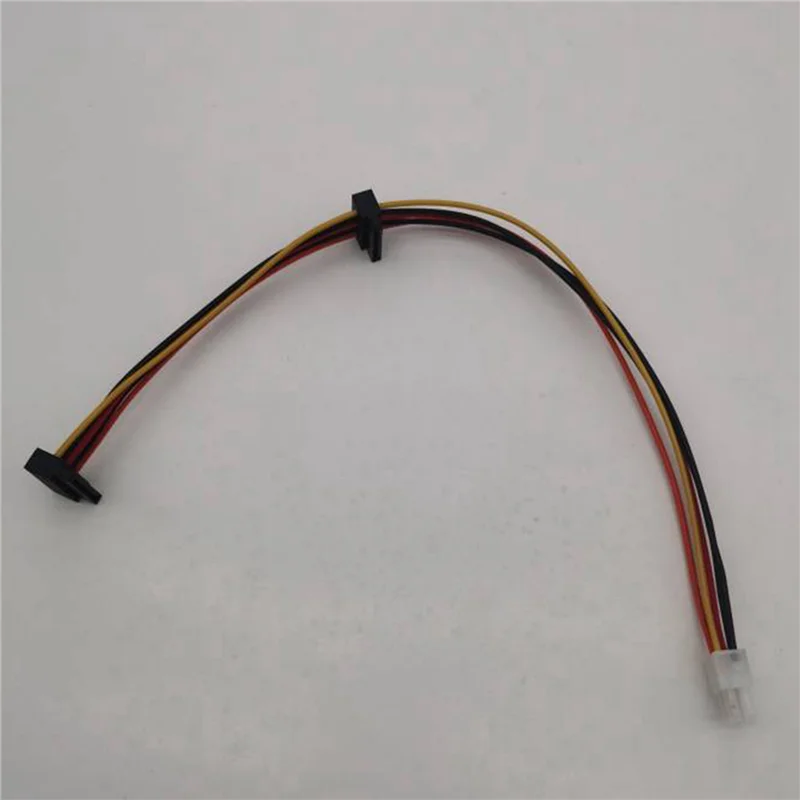 

ABT-3X ATX Motherboard 4Pin To 2-Port Serial ATA SATA Hard Drive Adapter Power Cable For Lenovo IPC & Tax Controller 18AWG