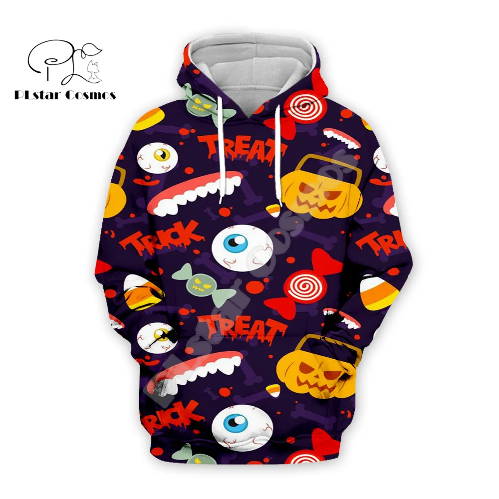 

Halloween Pumpkin Skull Ghost Tattoo Retro Colorful Tracksuit Harajuku Pullover 3DPrint Streetwear Casual Jacket Funny Hoodies Q