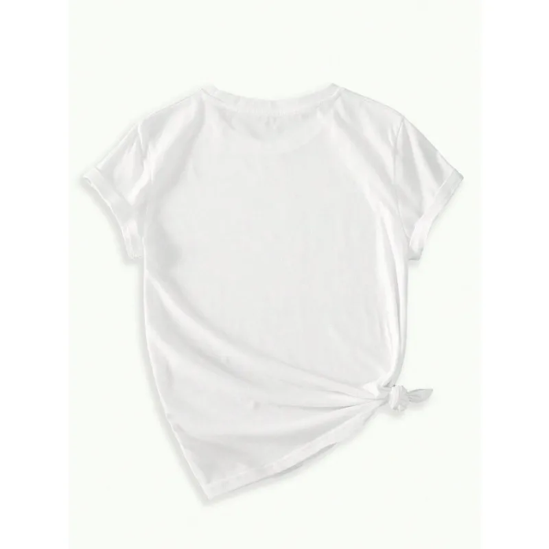 Maycaur-Camiseta de pata bonita para mujerTop con estampado de gato jugando al violín Harajuku Punkcamiseta de manga