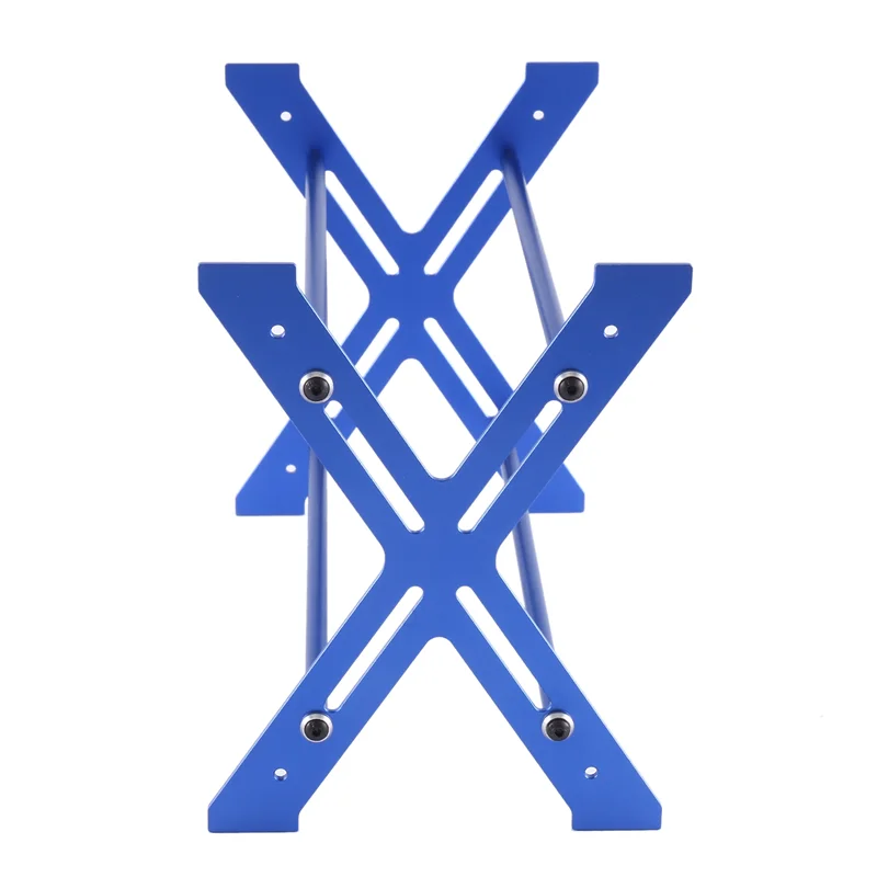 

ODIES-1/10 Scale 1.9 2.2 Wheel Rim Tire Storage Rack For RC Crawler Trax TRX-4 TRX-6 Axial SCX10 D90 D110 Kit ,Blue